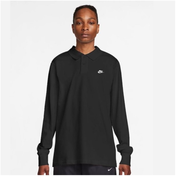 Nike Homme -Polo Nike en tricot à manches longues pour homme – Noir - NIKE