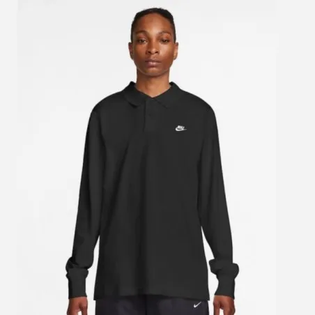 Nike Homme -Polo Nike en tricot à manches longues pour homme – Noir - NIKE