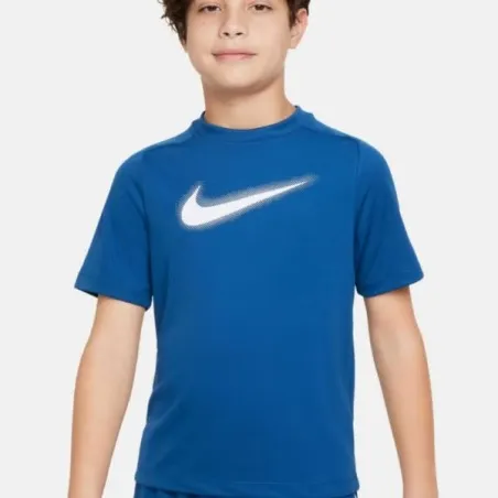 Nike Enfant – T-shirt Dri-Fit Multi pour jeunes – Bleu - NIKE