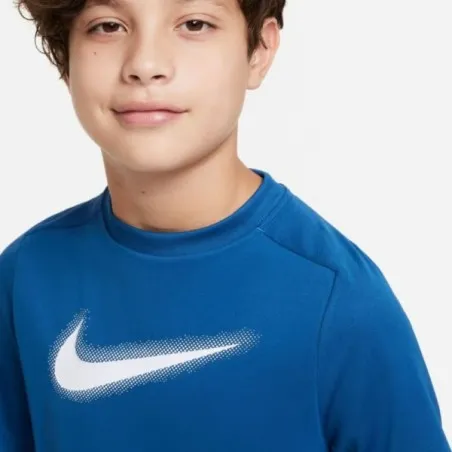 Nike Enfant – T-shirt Dri-Fit Multi pour jeunes – Bleu - NIKE