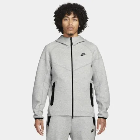 Nike Homme – Veste coupe-vent Nike Sportswear Tech Fleece – Gris - NIKE