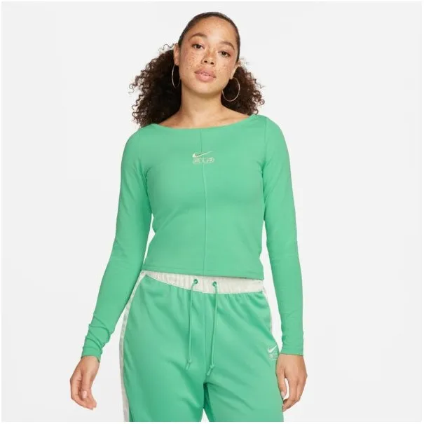 Nike Femme -T-shirt à manches longues femme Nike Air – Vert - NIKE