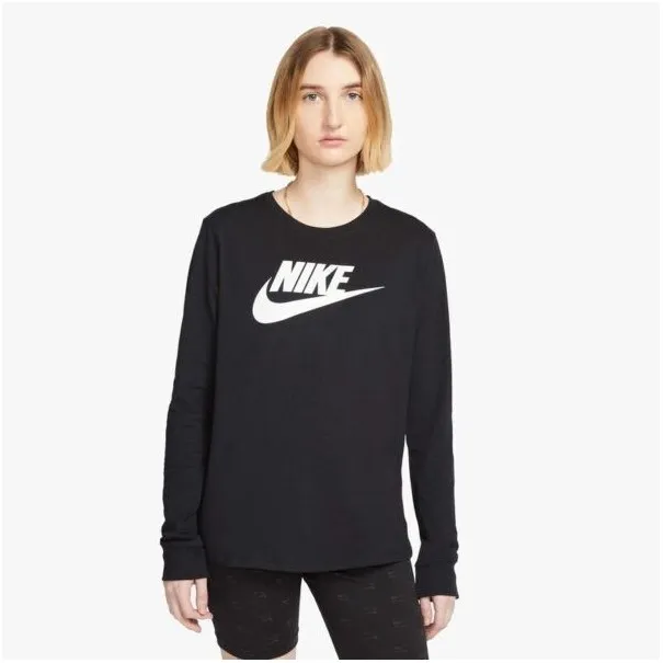Nike Femme - W NSW CLUB LS - Noir - NIKE Nike Femme - W NSW CLUB LS - Noir - NIKE