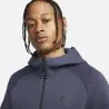 Nike Homme – Veste coupe-vent Nike Sportswear Tech Fleece – Obsidian Heather/Bleu/Noir - NIKE