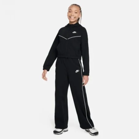 Survêtement Nike Sportswear G NSW HR HD FZ - Noir - NIKE