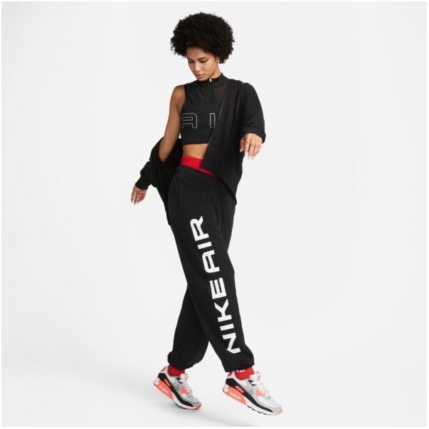 Nike Femme – Jogging taille haute oversize femme Nike Air Fleece – Noir - NIKE