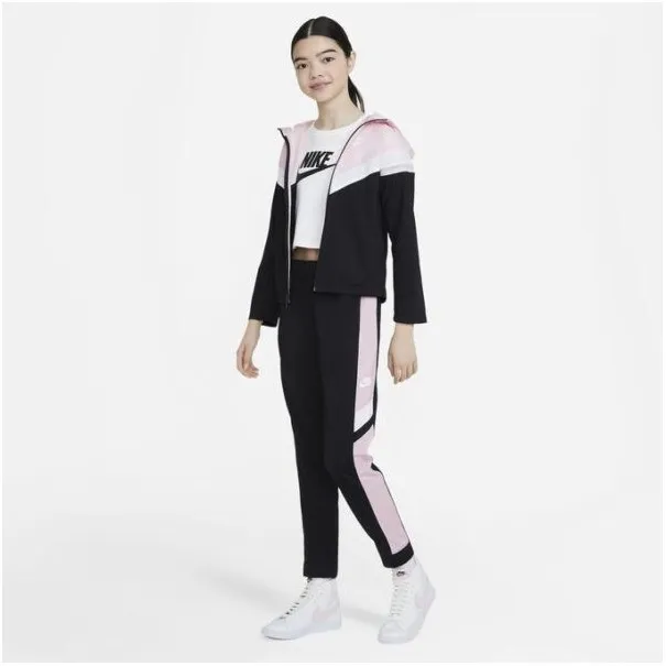 Nike – Nike Tracksuit U Nsw Poly Wvn Ovrly Pink Black - NIKE