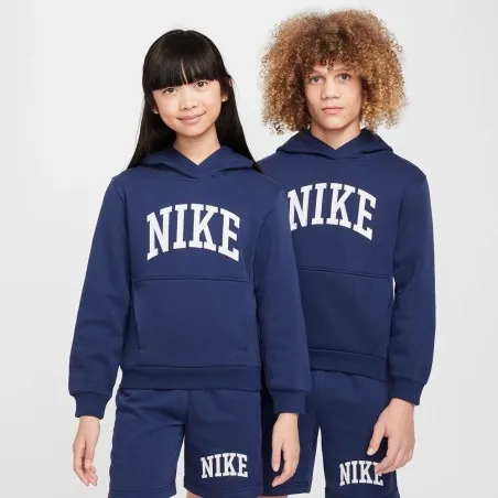 Nike Enfant -Sweat à capuche Nike Sportswear Club – bleu marine/blanc - NIKE