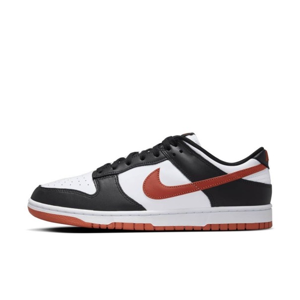 Nike Dunk Low Rétro - Blanc/Noir/Rouge Dragon - NIKE