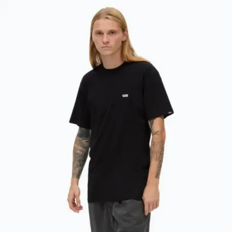 Vans -T-shirt Vans Mn pour homme avec logo sur la poitrine gauche – noir/blanc - VANS