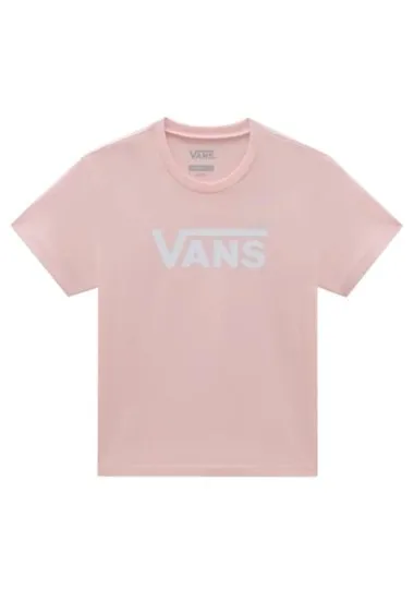 Vans Enfant -T-Shirt Vans – Gr Volant V Crew Filles – Rose - VANS