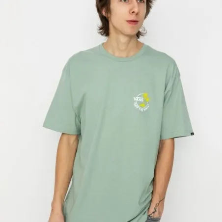 Vans Homme – T-shirt Vans Classic Mini Dual Palm pour homme – Vert - VANS