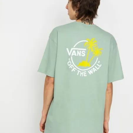 Vans Homme – T-shirt Vans Classic Mini Dual Palm pour homme – Vert - VANS