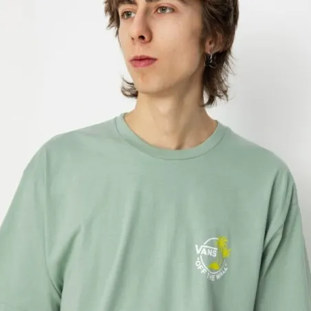 Vans Homme – T-shirt Vans Classic Mini Dual Palm pour homme – Vert - VANS