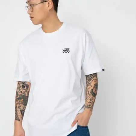 Vans Homme – T-shirt Vans Left Chest Logo II – blanc - VANS