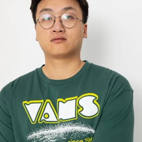 Vans Homme – T-shirt en coton Vans – Vert - VANS