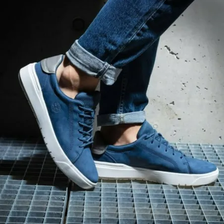 SENECA BAY LOW LACE UP SNEAKER DARK DENIM TB0A292C2881 - TIMBERLAND