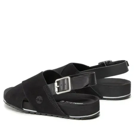 Sandale Femme TIMBERLAND MALIBU WAVES BASIC CROSS STRAP SANDAL JET BLACK  TB0A41KQ151 - TIMBERLAND