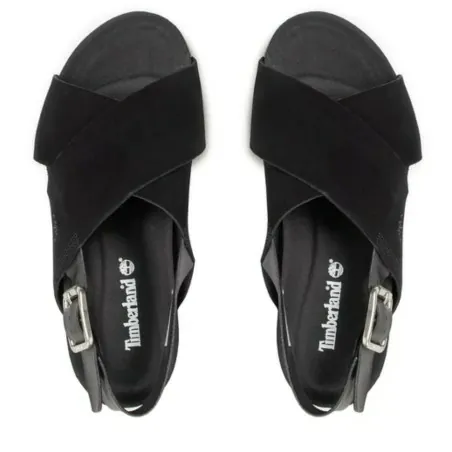 Sandale Femme TIMBERLAND MALIBU WAVES BASIC CROSS STRAP SANDAL JET BLACK  TB0A41KQ151 - TIMBERLAND