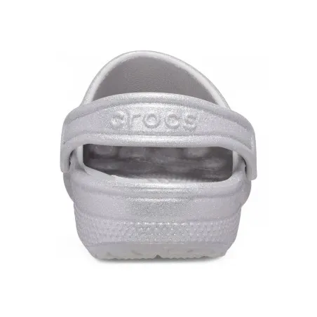 Crocs Enfant – Sabots classiques à paillettes CROCS pour filles – Argent - CROCS