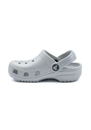 Crocs Enfant – Sabots classiques à paillettes CROCS pour filles – Argent - CROCS