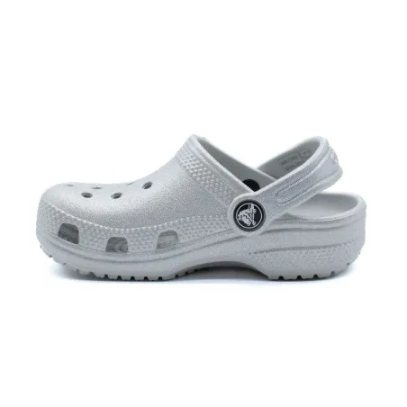 Crocs Enfant – Sabots classiques à paillettes CROCS pour filles – Argent - CROCS