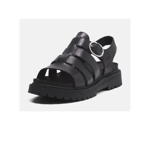 CLAIREMONT WAY FISHERMAN SANDAL BLACK FULL GRAIN TB0A635VW021 - TIMBERLAND