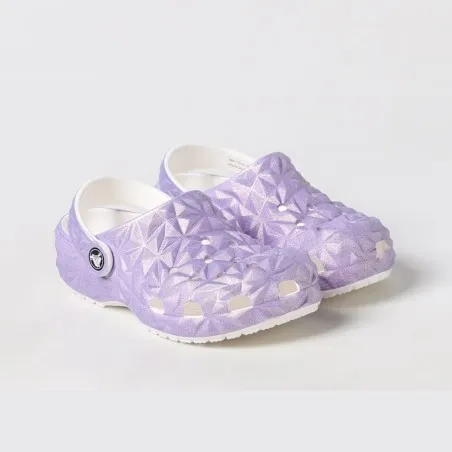 Crocs Sabots géométriques irisés classiques – Violet - CROCS
