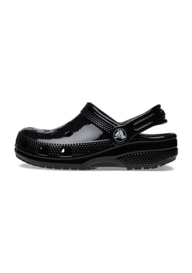 Crocs Enfant – Sabot classique ultra brillant – Noir - CROCS