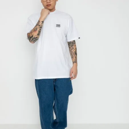 Vans Homme – T-shirt Vans Left Chest Logo II – blanc - VANS