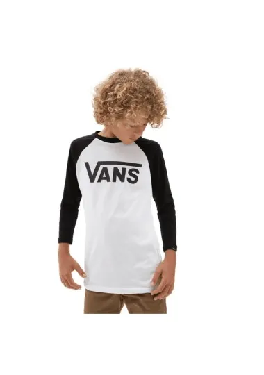Vans Enfant – Vans by vans classic tshirt manches longues garcon – Blanc - VANS