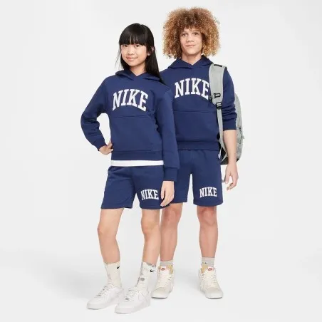 Nike Enfant -Sweat à capuche Nike Sportswear Club – bleu marine/blanc - NIKE