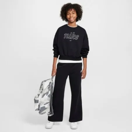 Nike Enfant – Sweat-shirt ras du cou Boxy Dri-FIT pour fille – Noir - NIKE