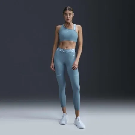 Nike Femme – Legging graphique taille mi-haute 7/8 pour femme – Denim Turquoise/Bleu glacier/Vert givré/Blanc - NIKE