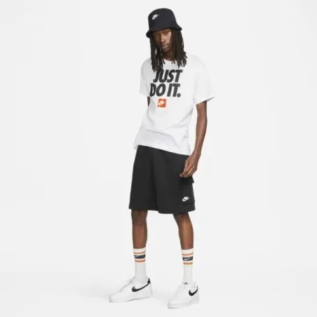 Nike Homme – T-shirt Nike Fran JDI Verbiage -Blanc - NIKE