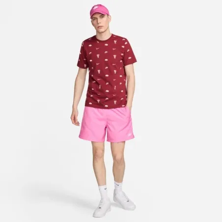 Nike Homme - T-shirt Nike Sportswear - Rouge Bordeaux - NIKE