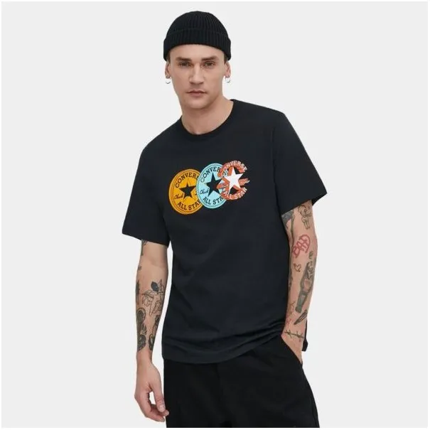 Converse Homme – T-shirt Chuck Taylor déformé – Noir - CONVERSE Converse Homme – T-shirt Chuck Taylor déformé – Noir - CONVERSE