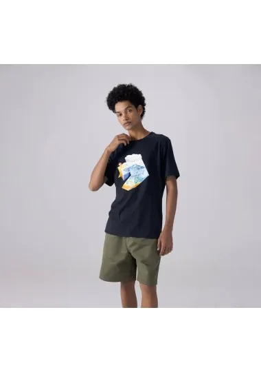 Converse Homme – T-shirt Étoile Chevron Océan – Noir - CONVERSE