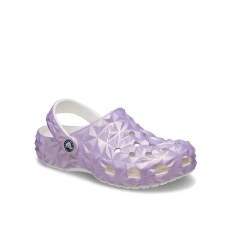 Crocs Enfant – Sabots géométriques irisés classiques – Violet - CROCS