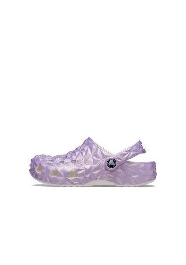 Crocs Enfant – Sabots géométriques irisés classiques – Violet - CROCS