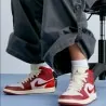 Nike Femme – Air Jordan 1 Mid – Tiki Leaf - NIKE