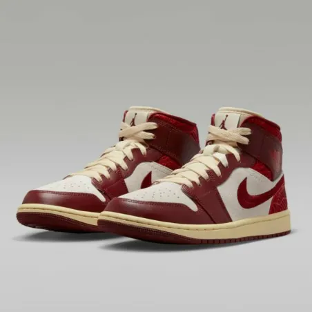 Nike Femme – Air Jordan 1 Mid – Tiki Leaf - NIKE