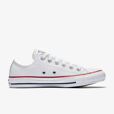 Converse – Chuck Taylor All Star Leather Low Top – Blanc - CONVERSE