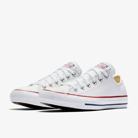 Converse – Chuck Taylor All Star Leather Low Top – Blanc - CONVERSE