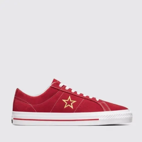 Converse -Cons One Star Pro Suede Archive Colors Ox – Rouge - CONVERSE