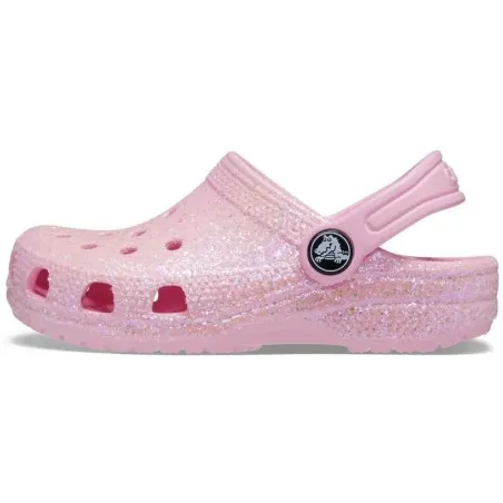 Crocs Enfant – SANDALE POUR ENFANTS CROCS CLASSIC CLOG T GLITTER – ROSE FLAMANT - CROCS