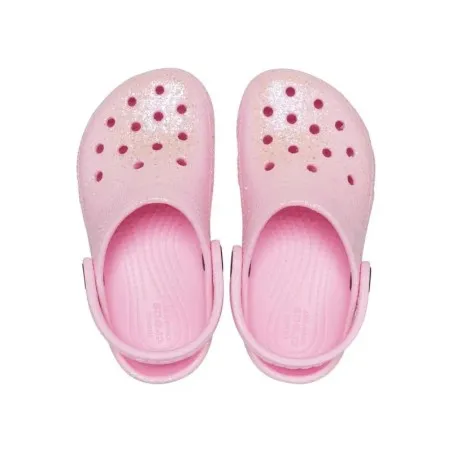 Crocs Enfant – SANDALE POUR ENFANTS CROCS CLASSIC CLOG T GLITTER – ROSE FLAMANT - CROCS