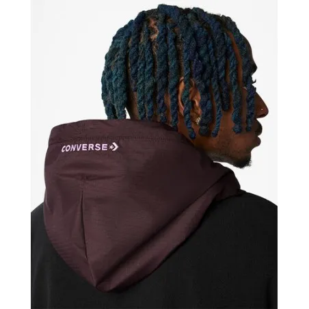 Converse Homme – Sweat à capuche contre le climat – Noir - CONVERSE