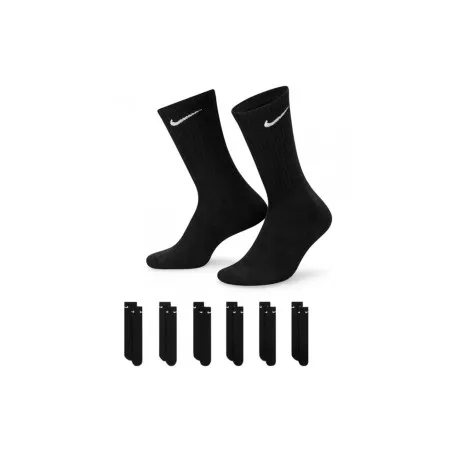 Lot de 2 paires de chaussettes Nike Everyday Cushioned Crew Voile/Noir M - NIKE