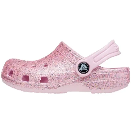 Crocs Enfant – SANDALE POUR ENFANTS CROCS CLASSIC CLOG T GLITTER – ROSE FLAMANT - CROCS